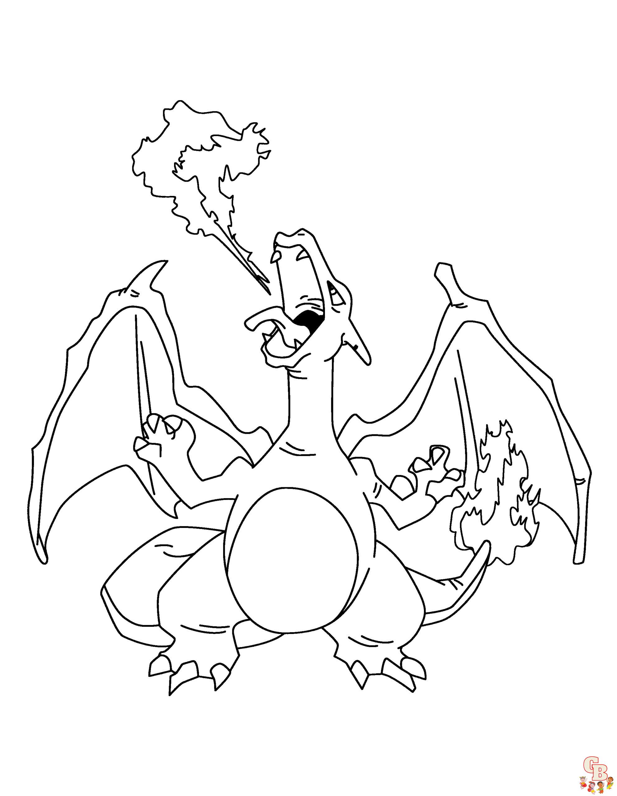 Coloriage Charizard