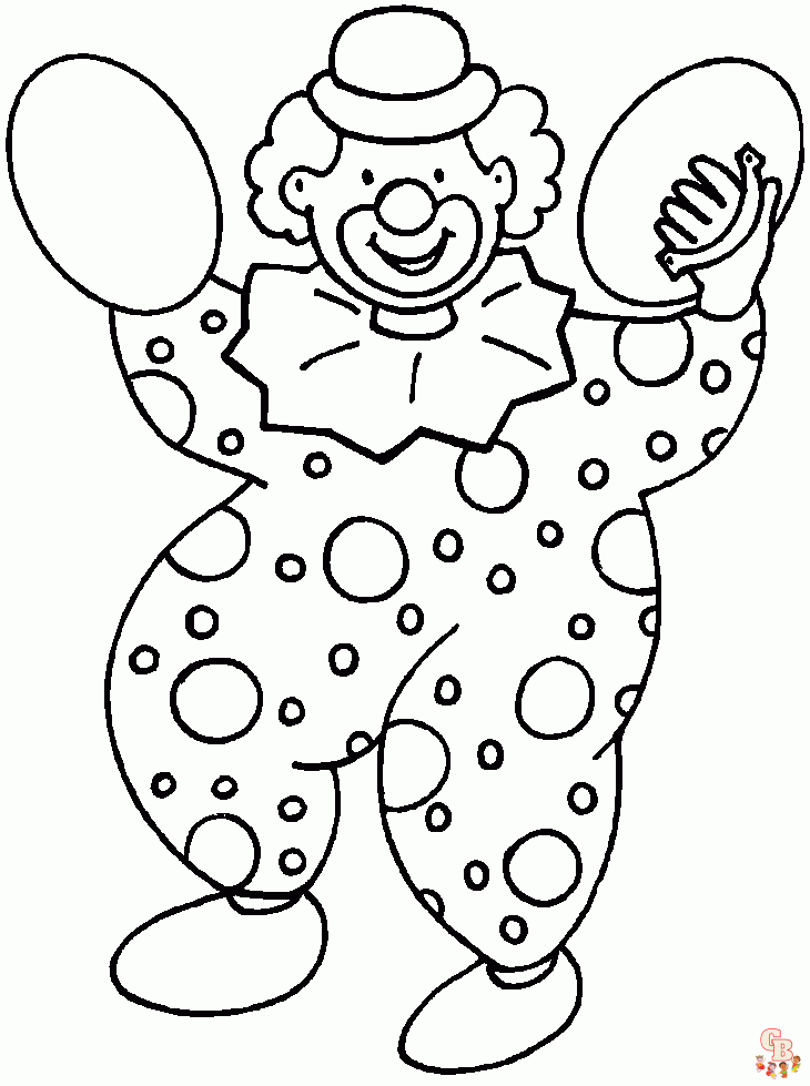 Coloriage Clown