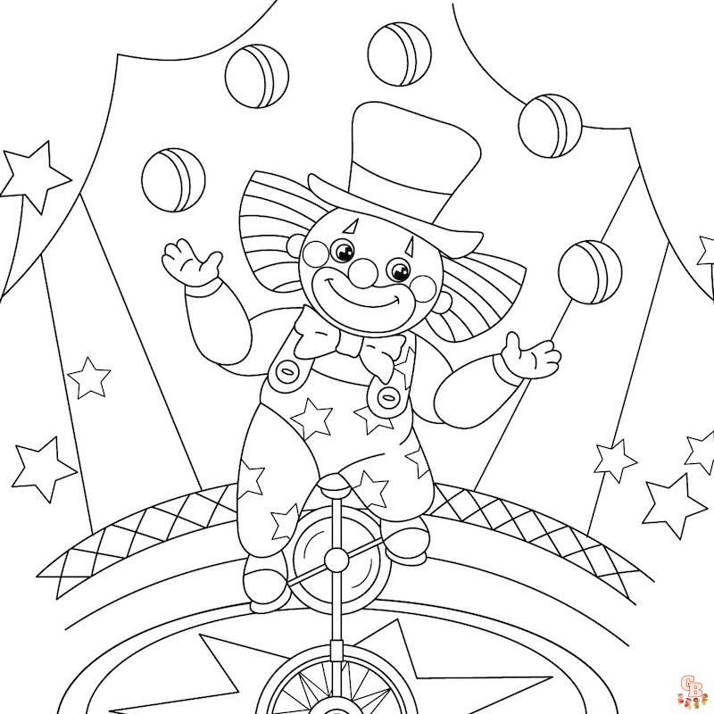 Coloriage Clown