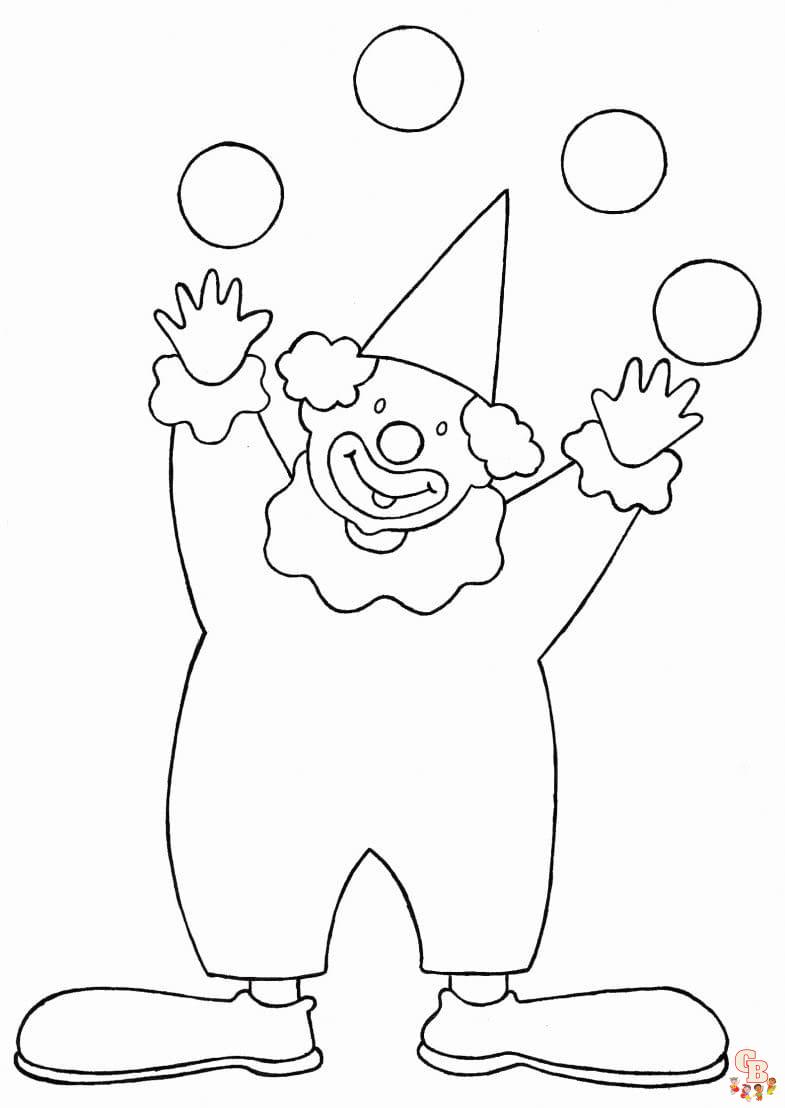 Coloriage Clown