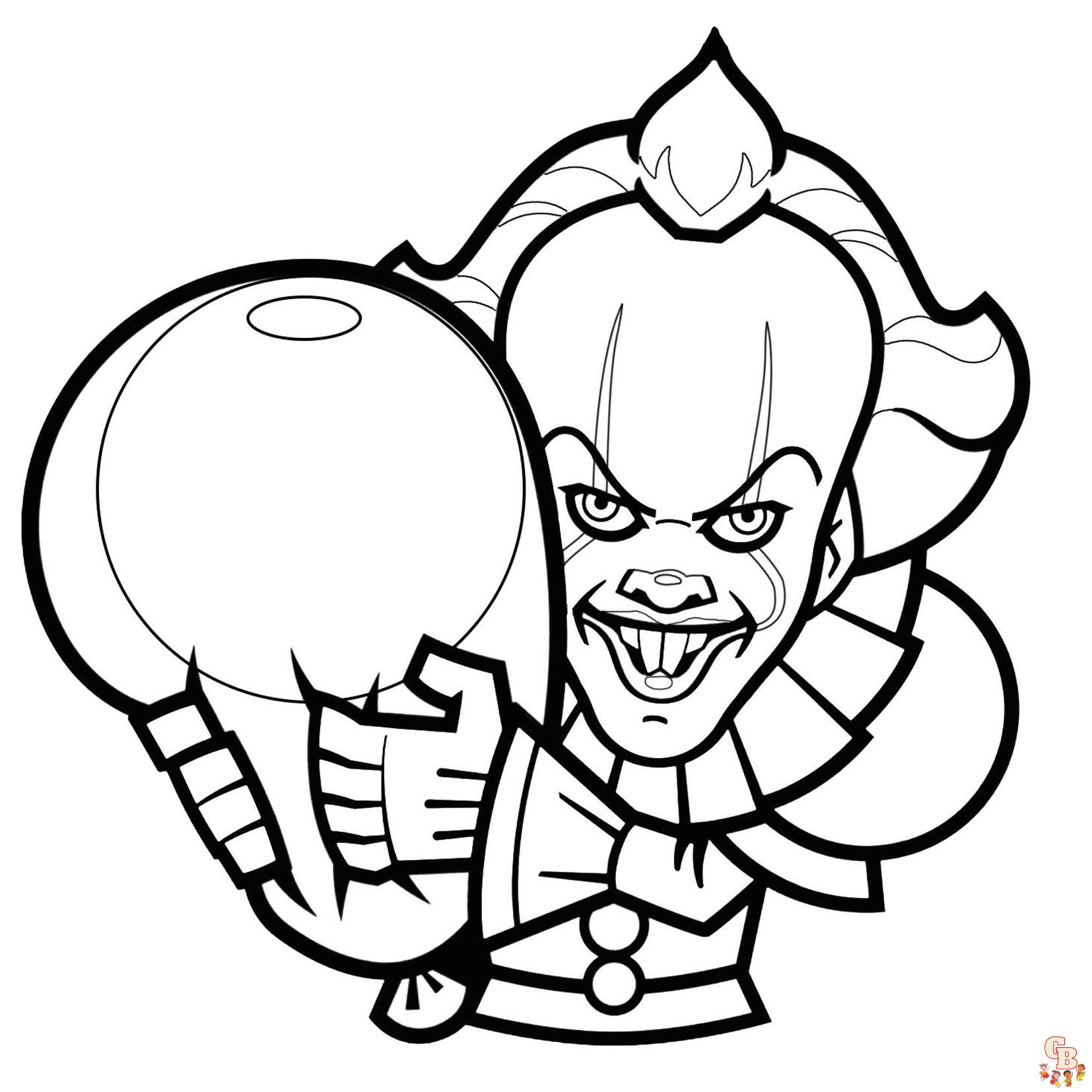 Coloriage Clown