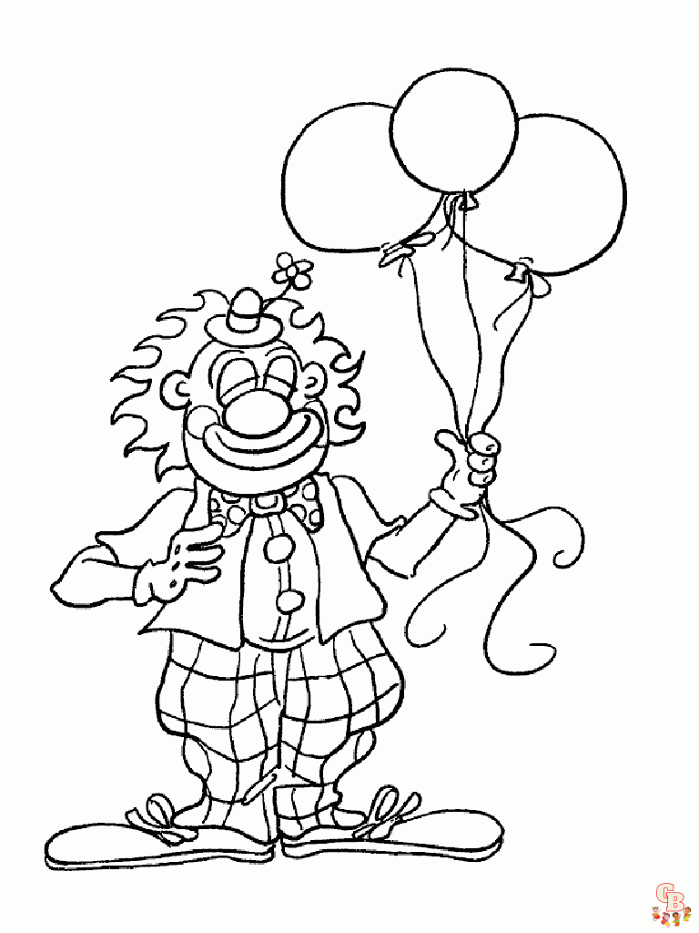 Coloriage Clown