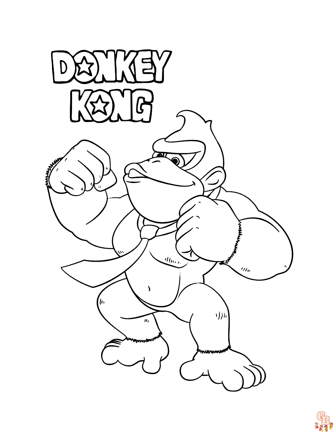 Coloriage Donkey