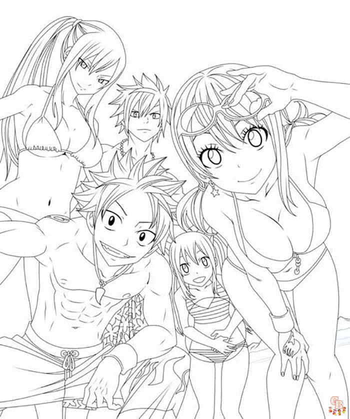 Coloriage Fairy Tail