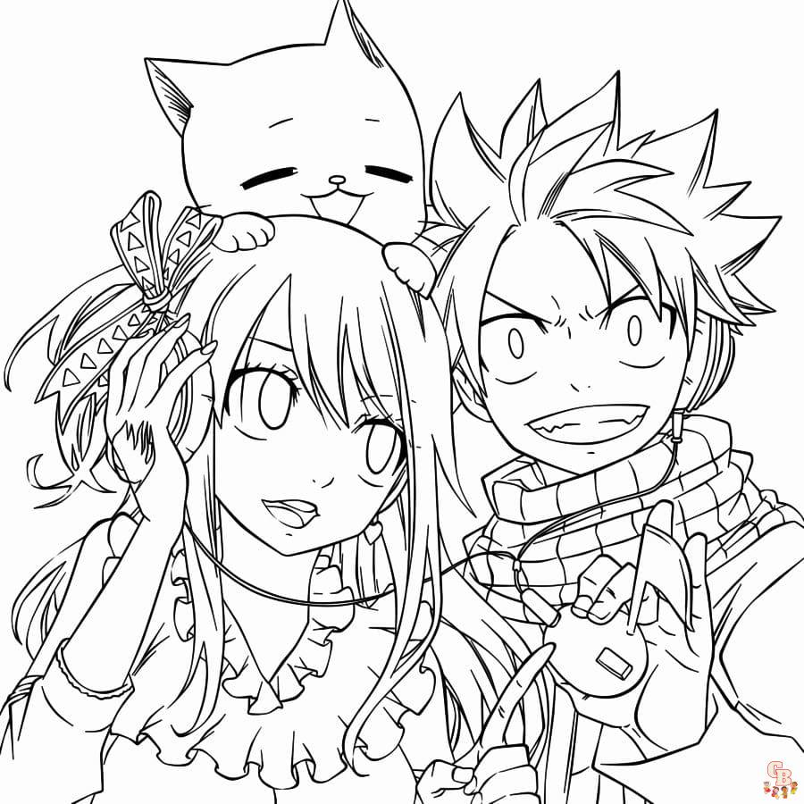 Coloriage Fairy Tail