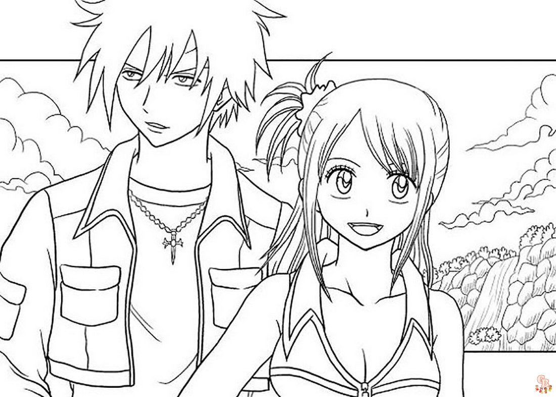 Coloriage Fairy Tail