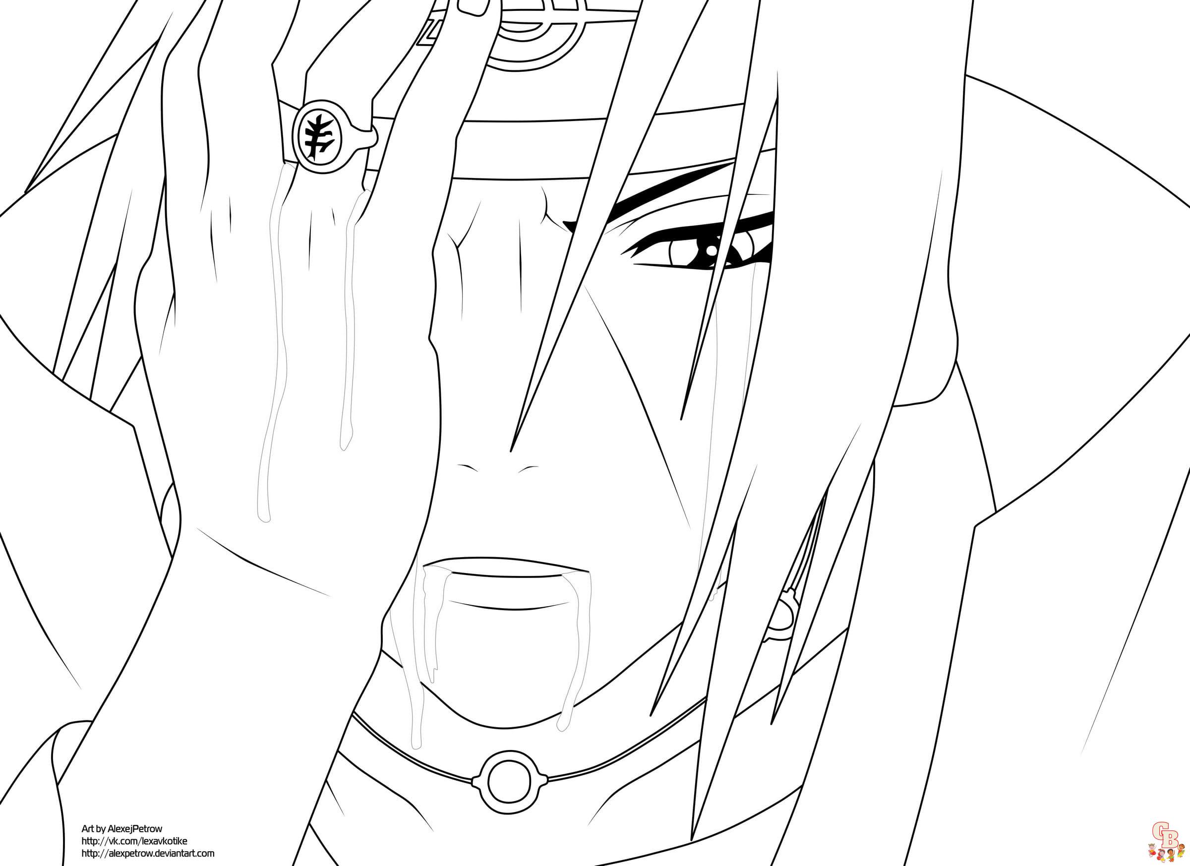 Coloriage Itachi