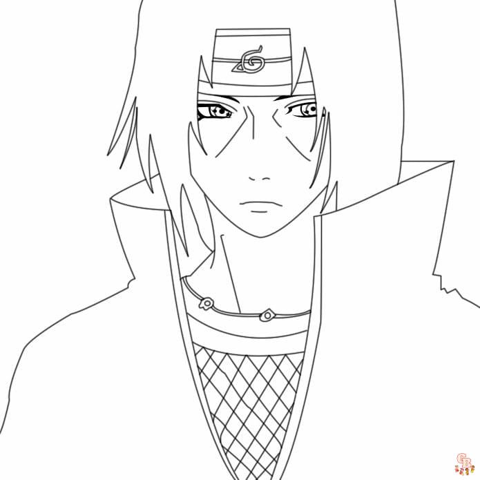 Coloriage Itachi