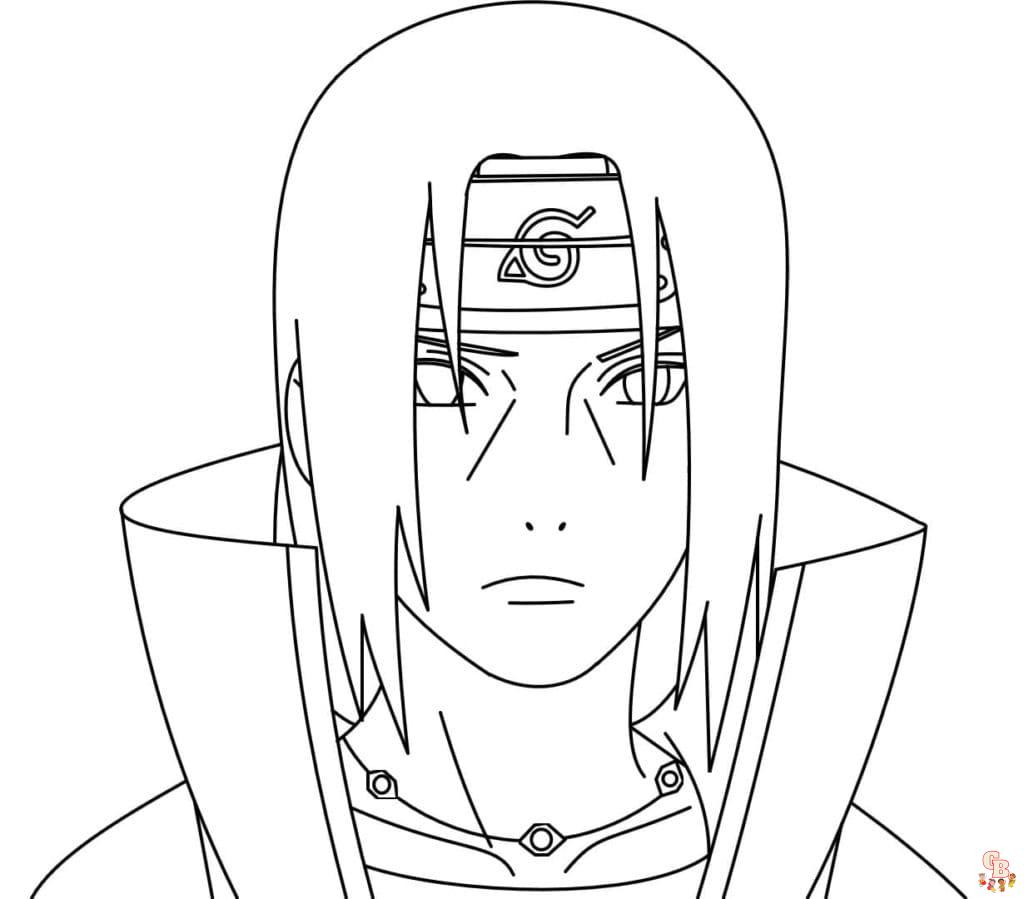 Coloriage Itachi