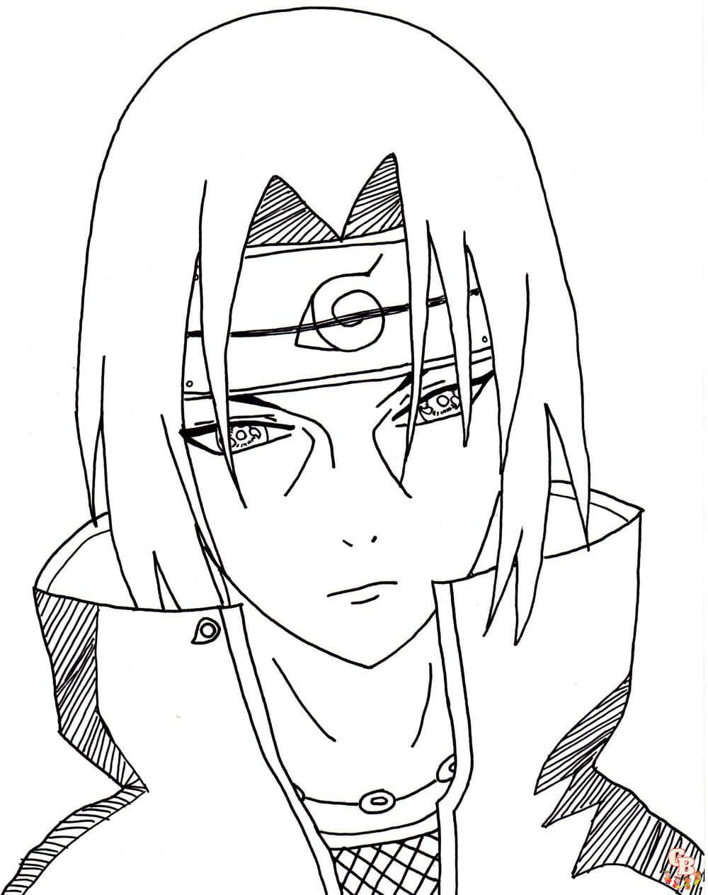 Coloriage Itachi