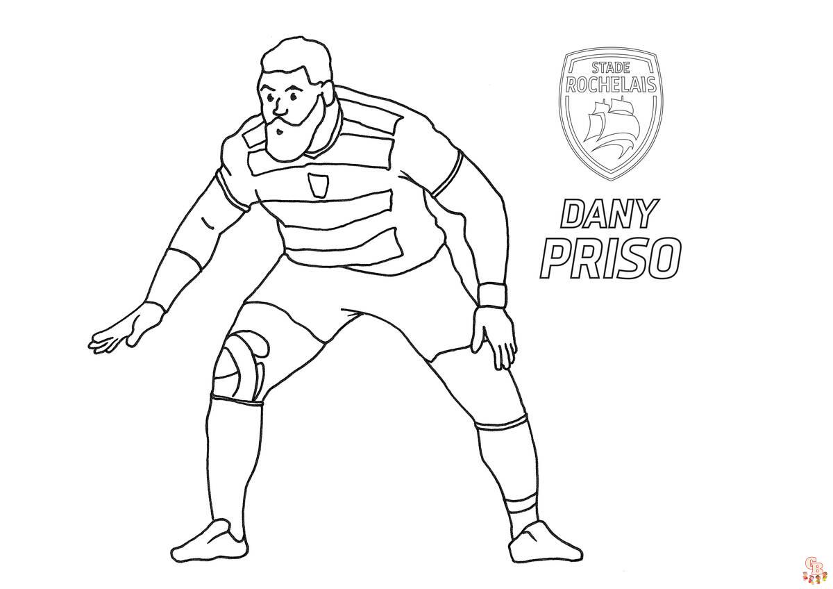 Coloriage Rugby