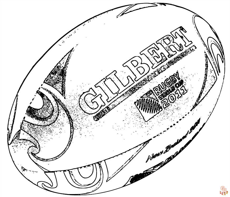 Coloriage Rugby