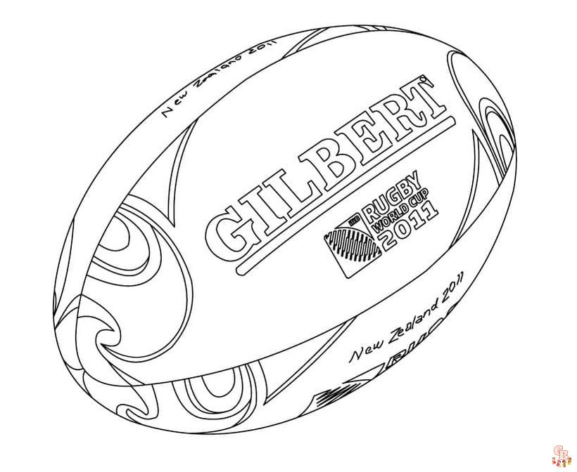 Coloriage Rugby