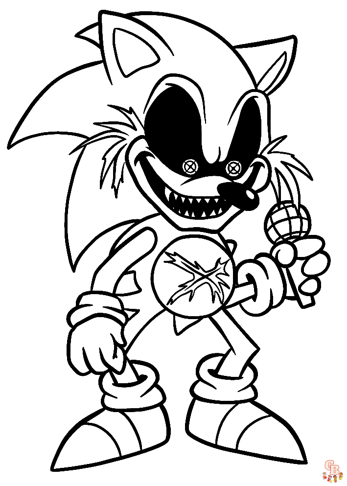 Coloriage Sonic