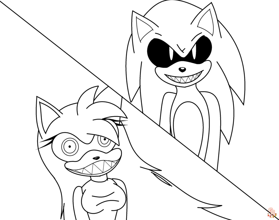 Coloriage Sonic