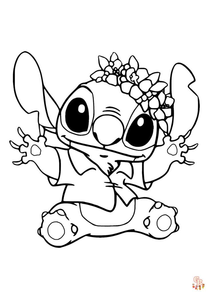 Coloriage Stitch