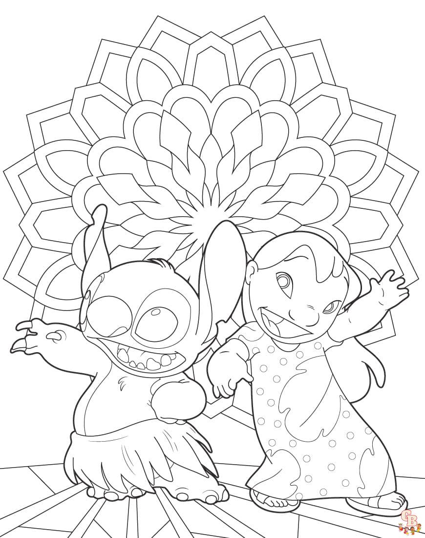 Coloriage Stitch