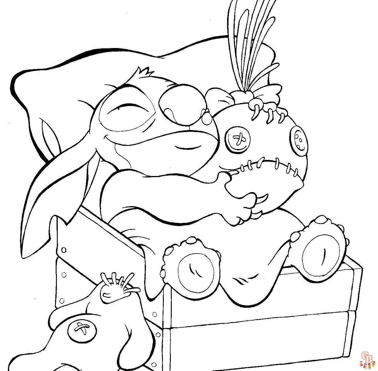 Coloriage Stitch