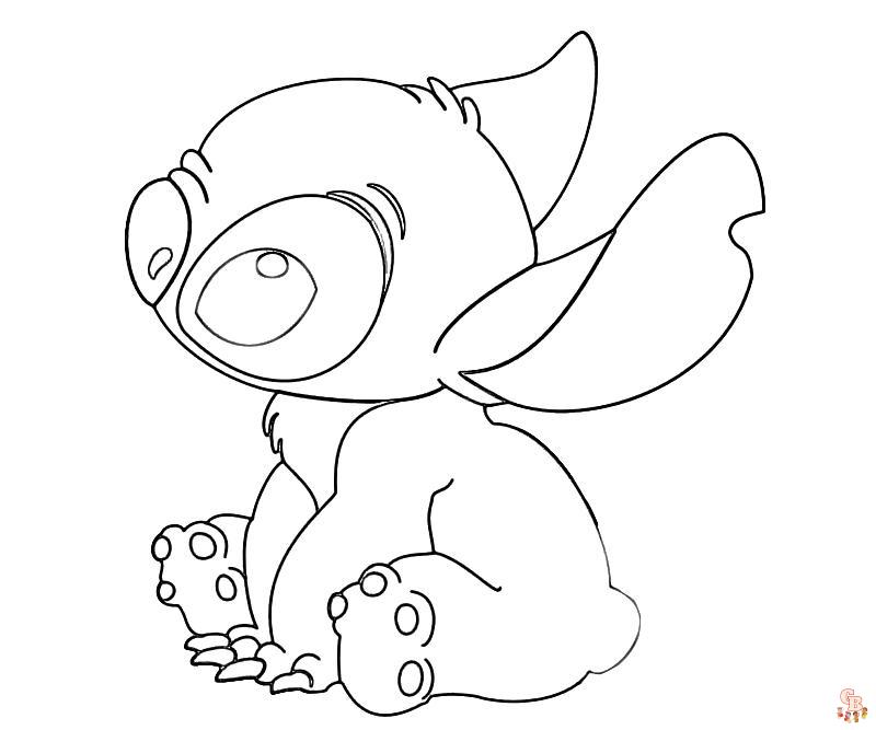 Coloriage Stitch