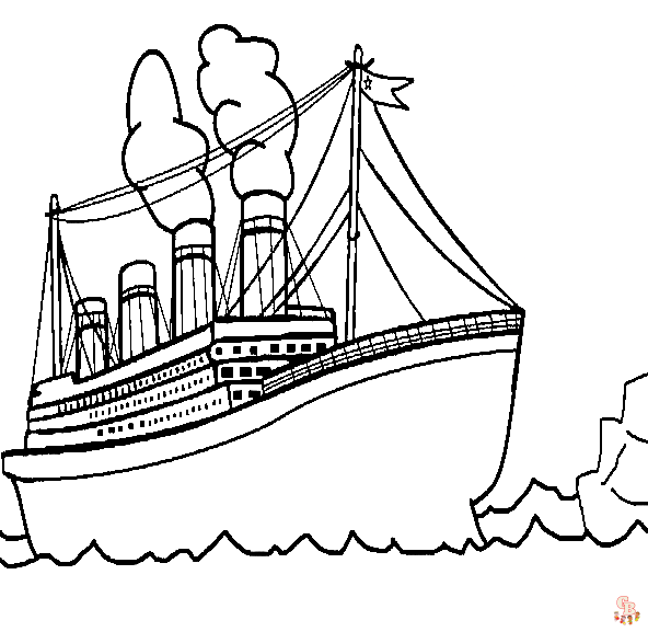 Coloriage Titanic