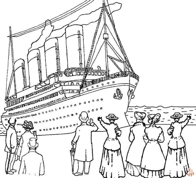 Coloriage Titanic