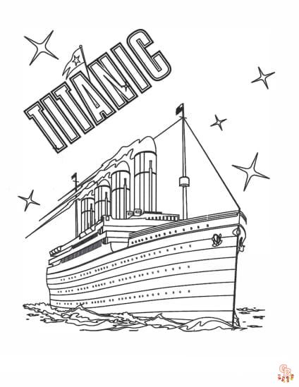 Coloriage Titanic