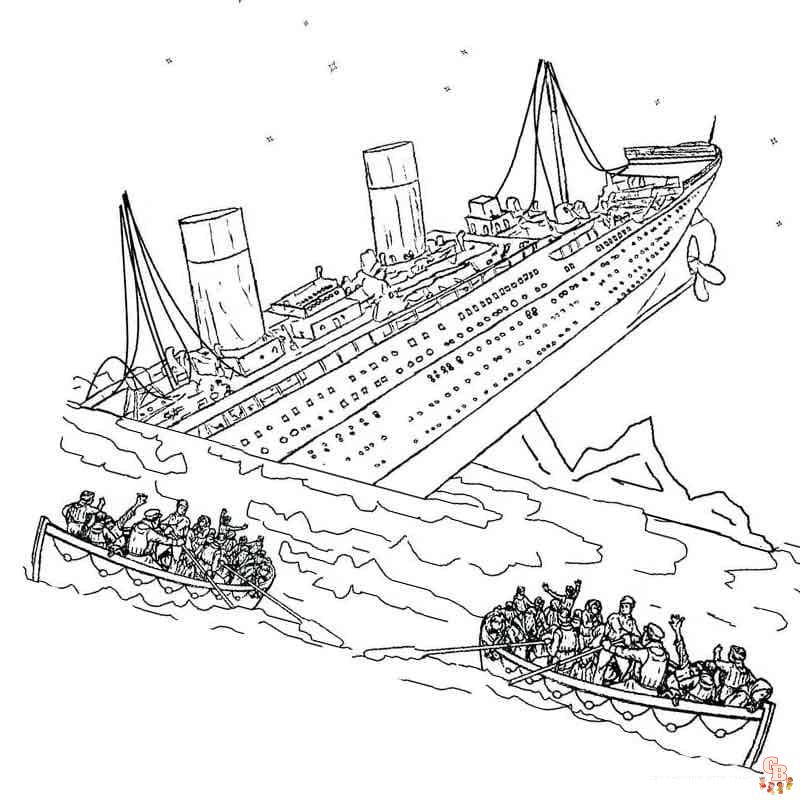 Coloriage Titanic