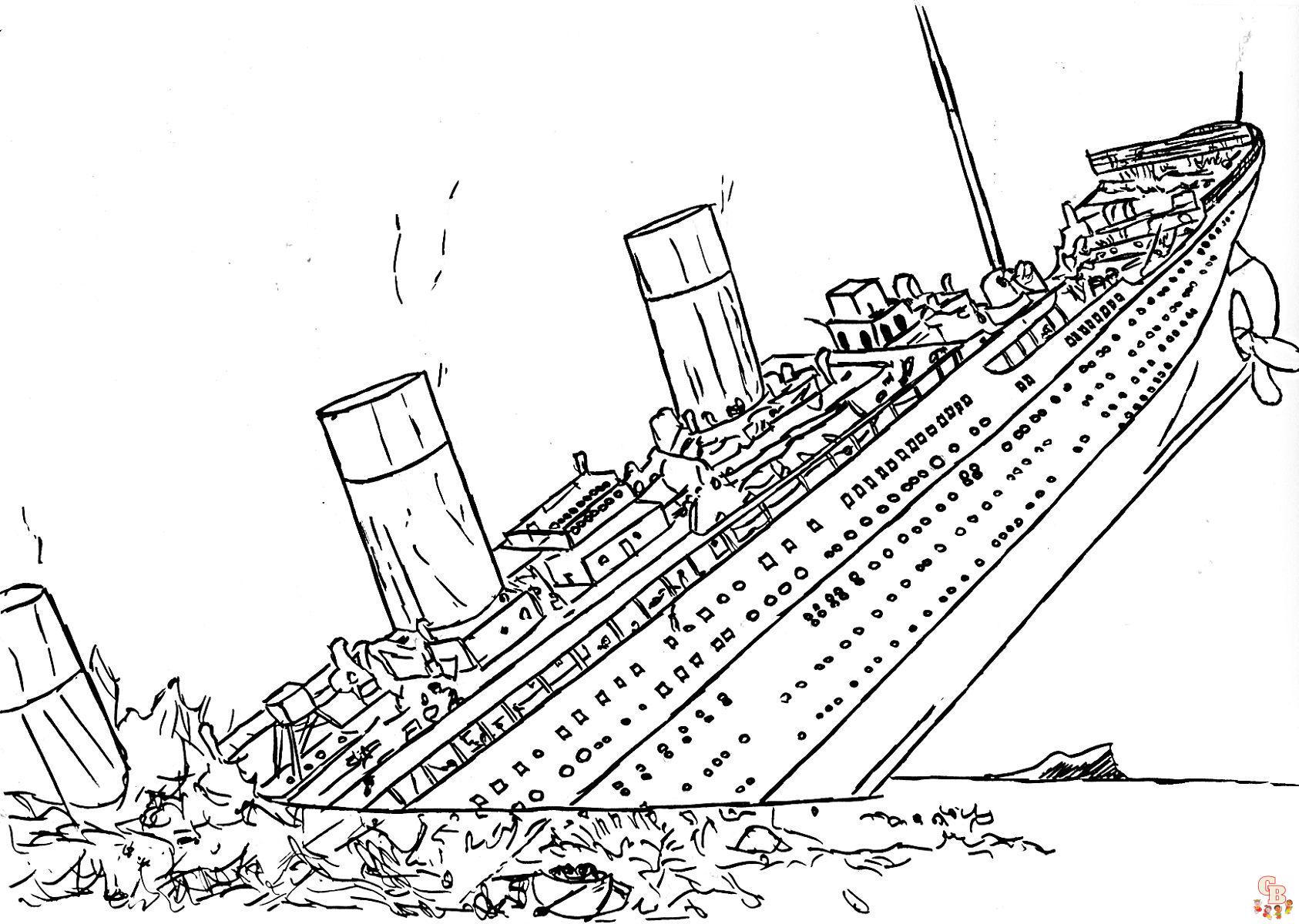 Coloriage Titanic