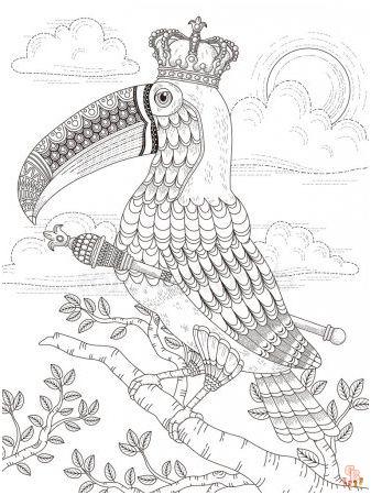 Coloriage Toucan