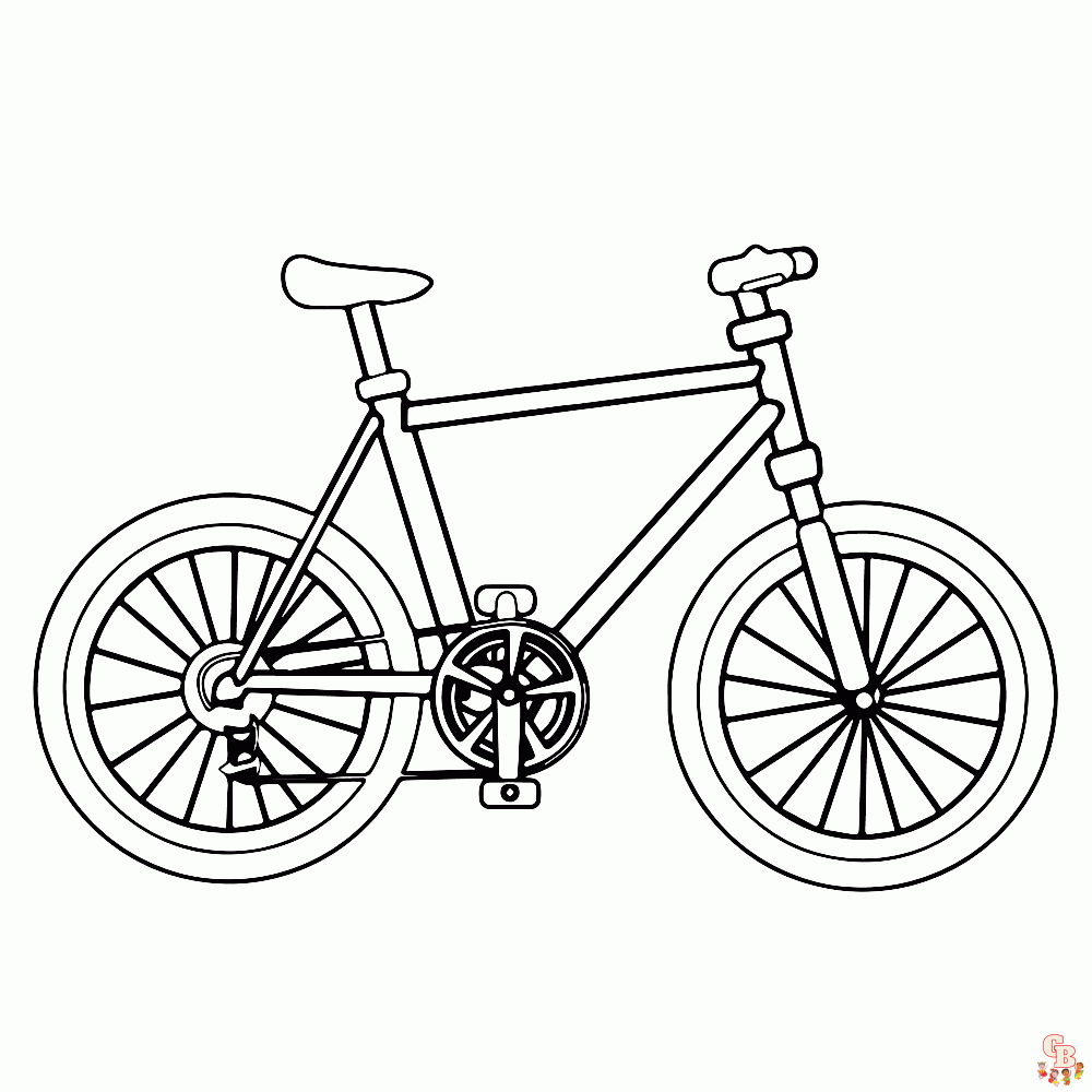 Coloriage Velo