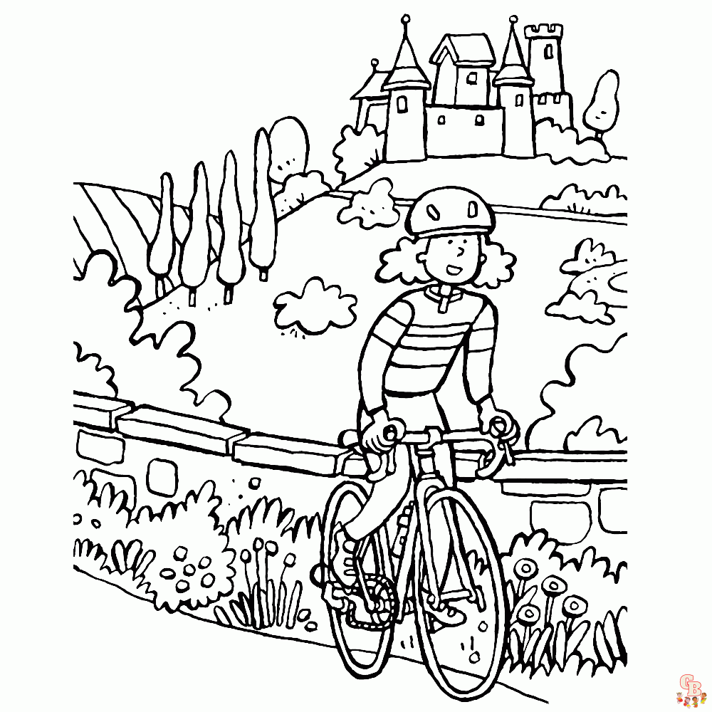 Coloriage Velo