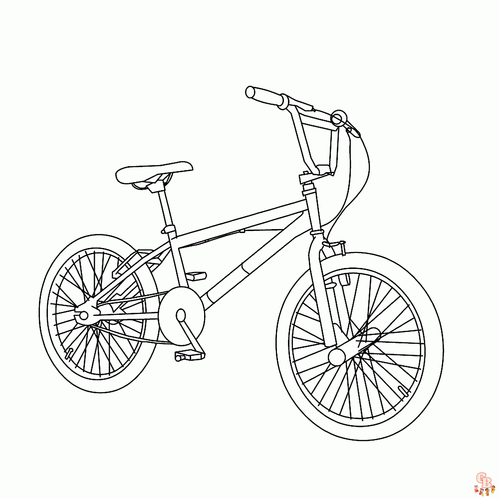 Coloriage Velo