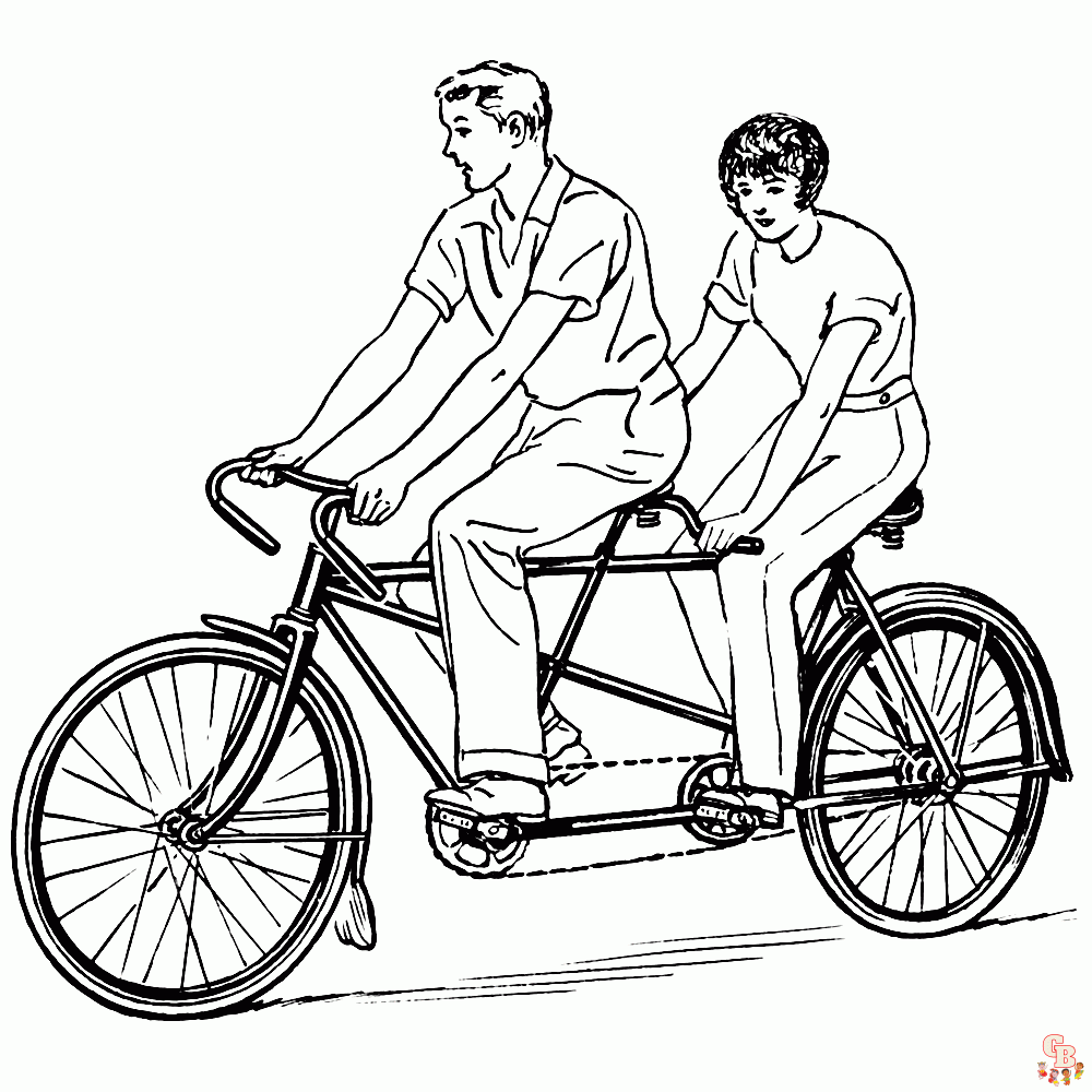 Coloriage Velo