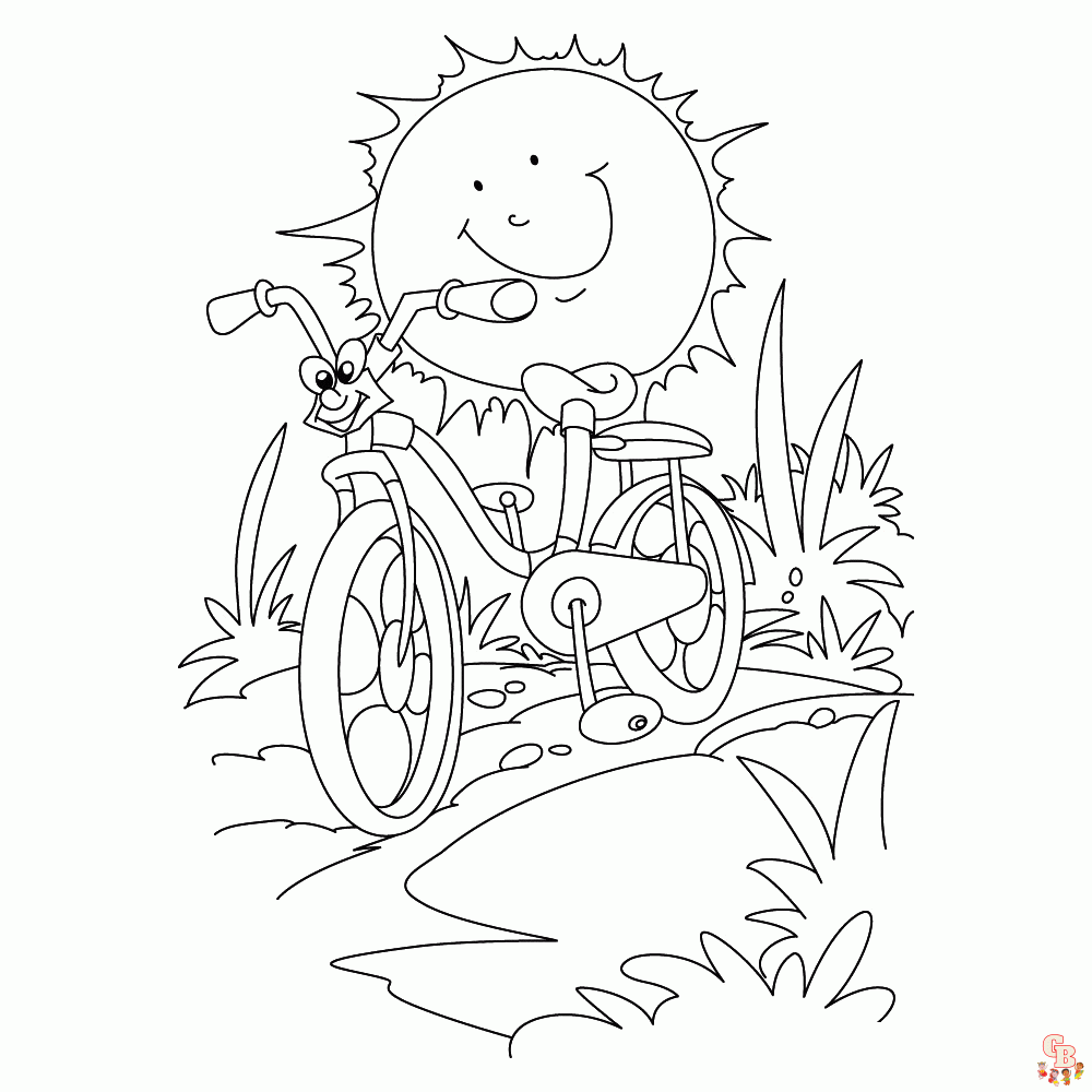 Coloriage Velo