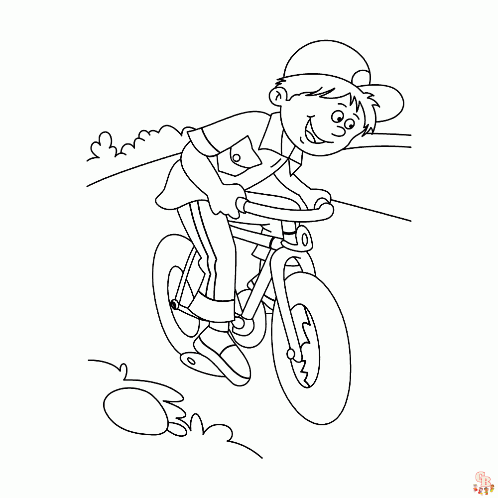 Coloriage Velo