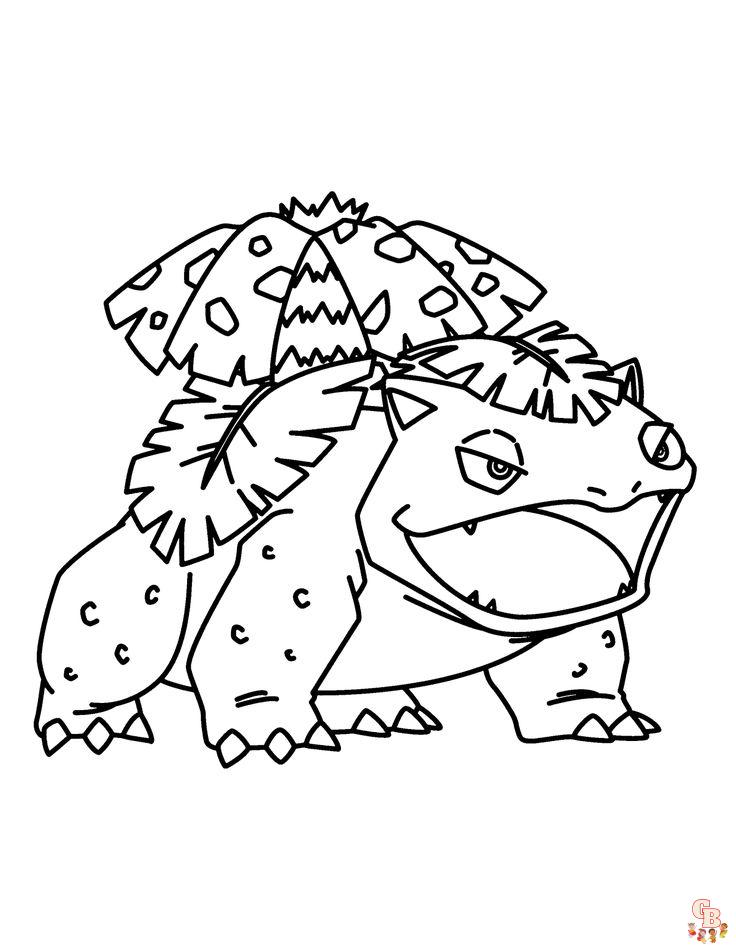 Coloriage Venusaur