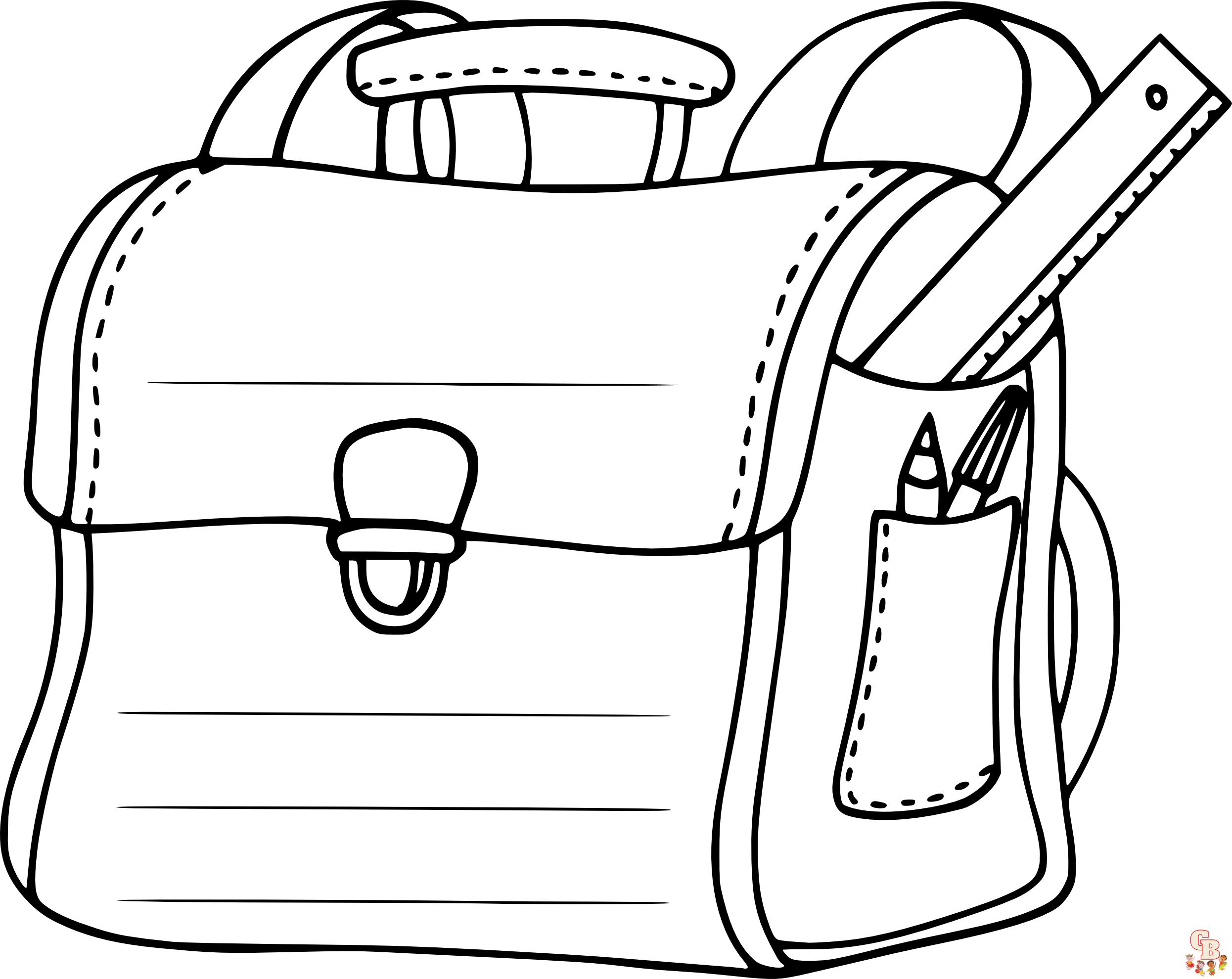 Coloriage cartable