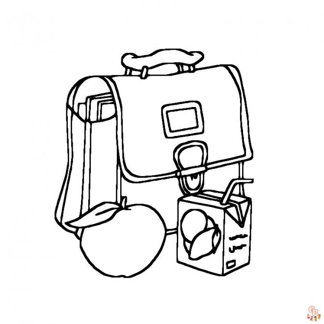 Coloriage cartable