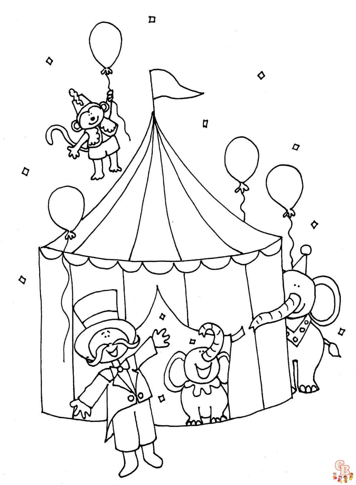 Coloriage cirque