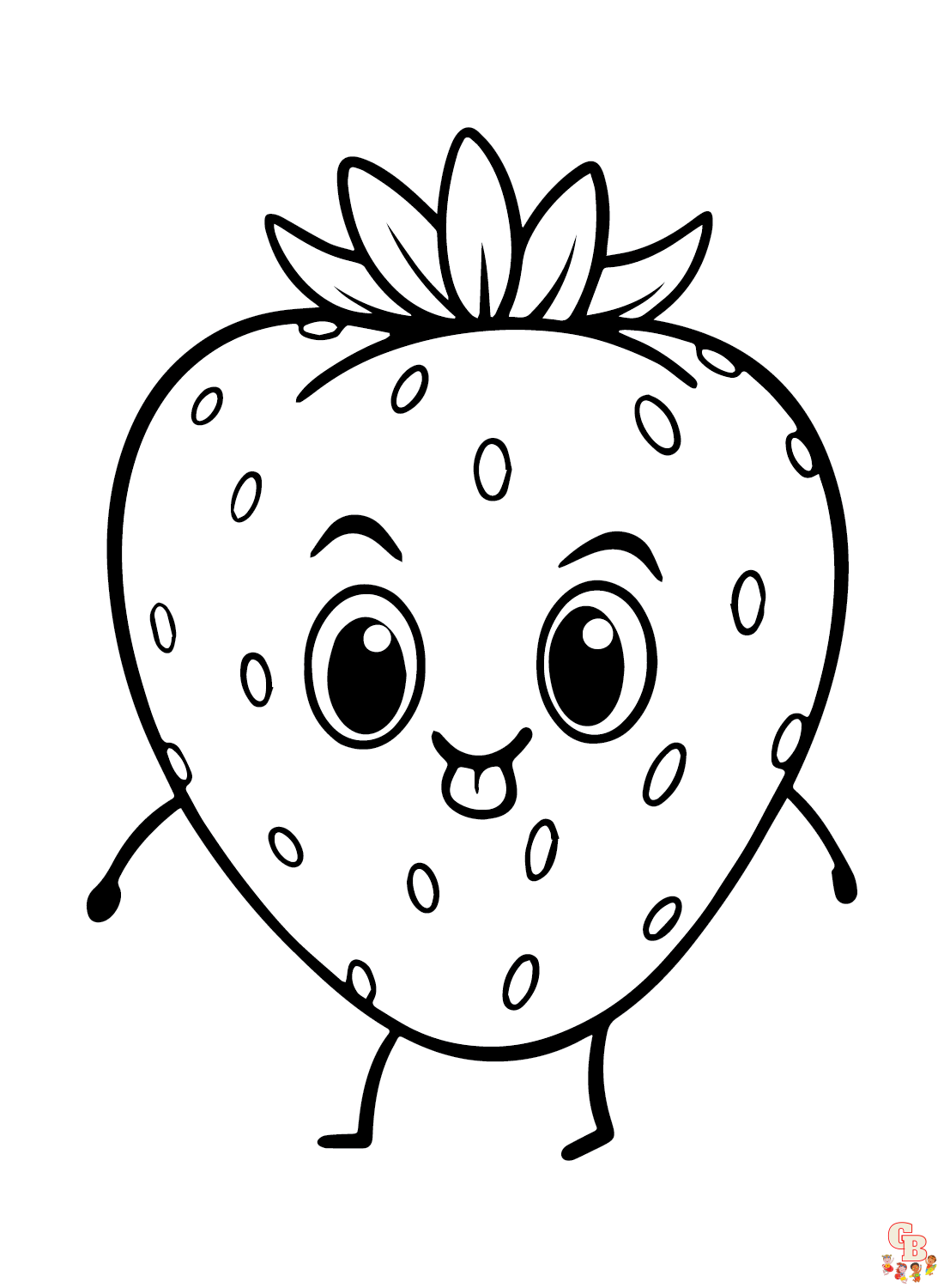 Coloriage fraise