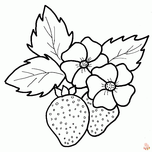 Coloriage fraise