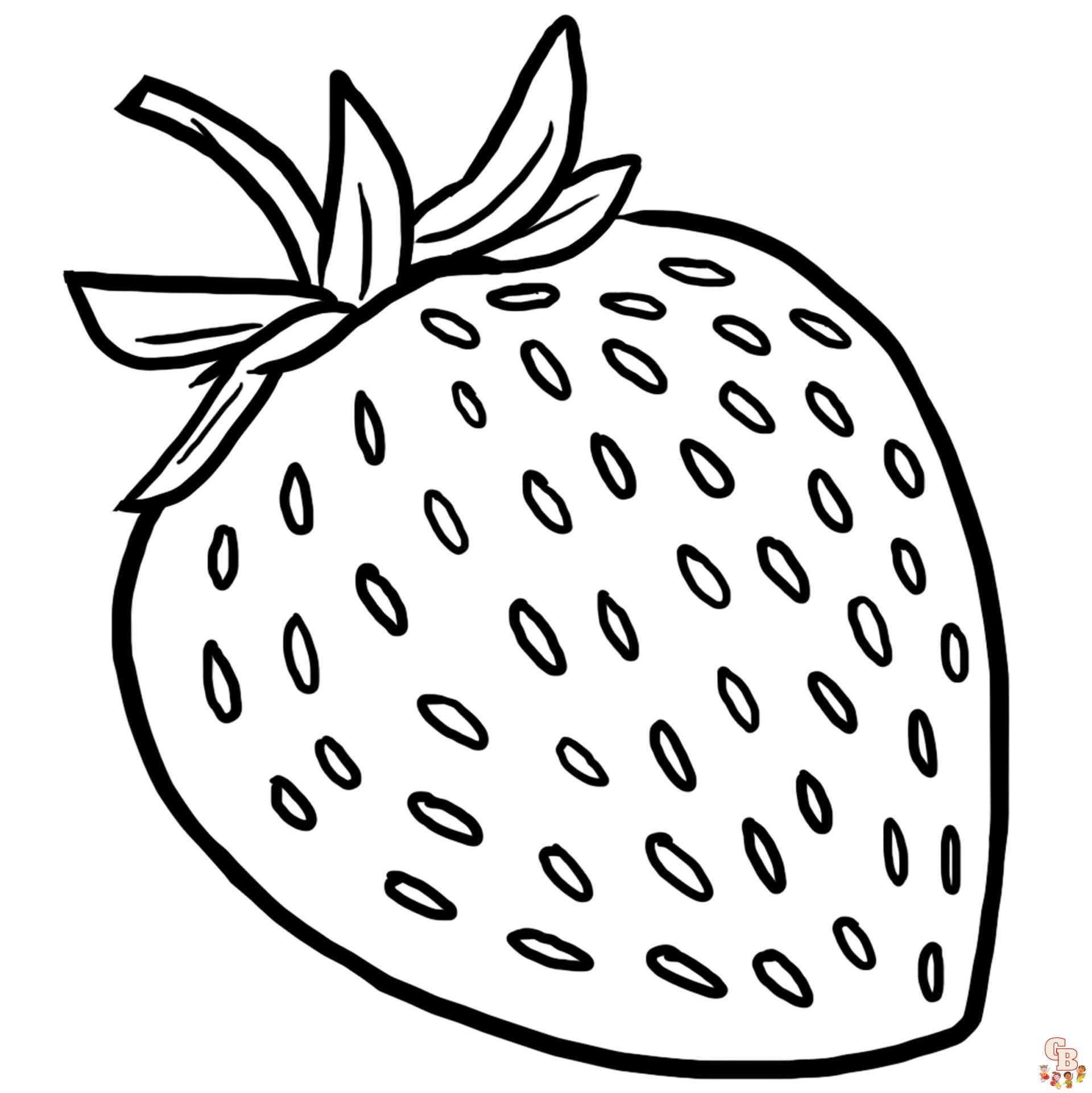 Coloriage fraise