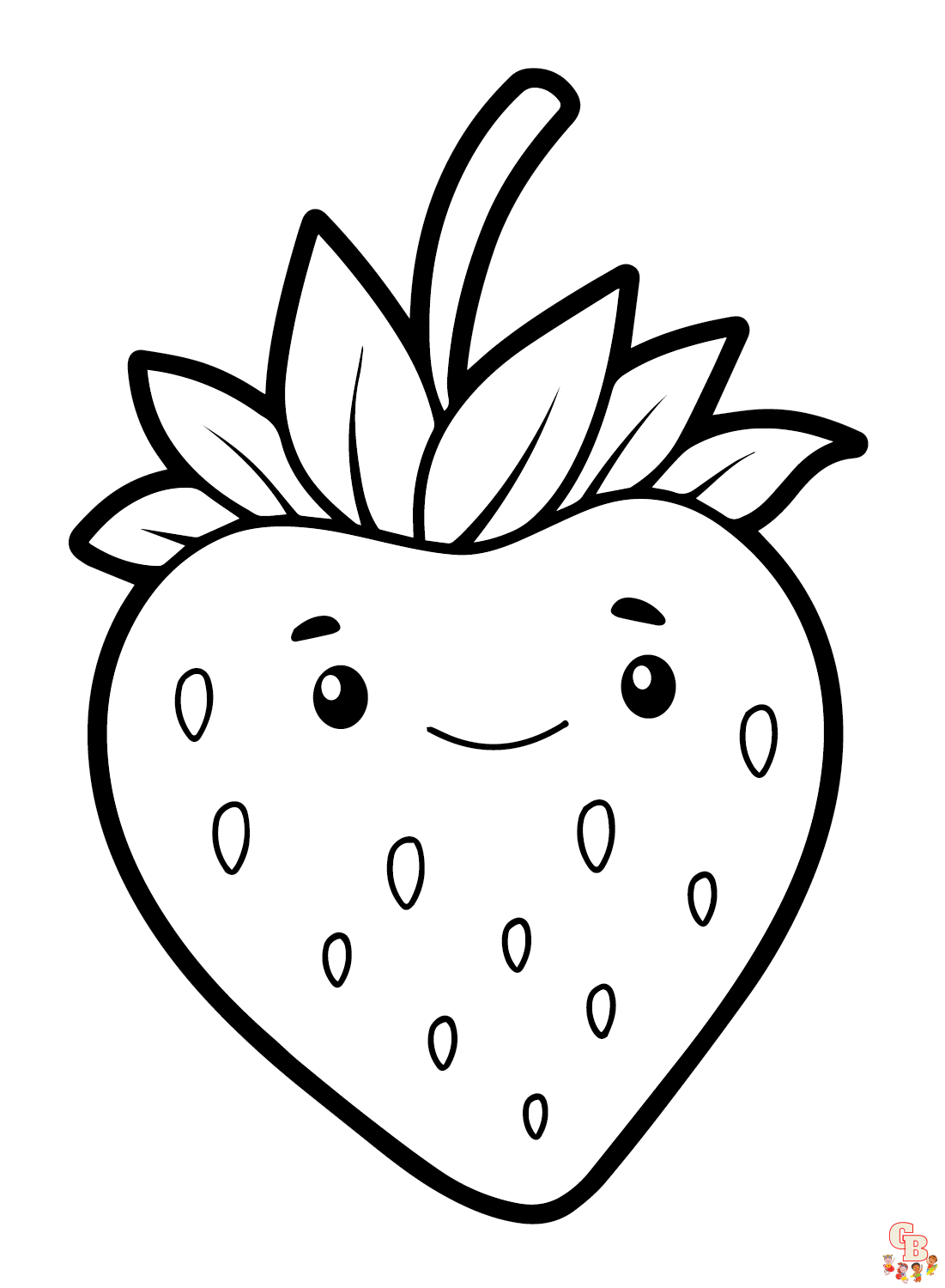 Coloriage fraise