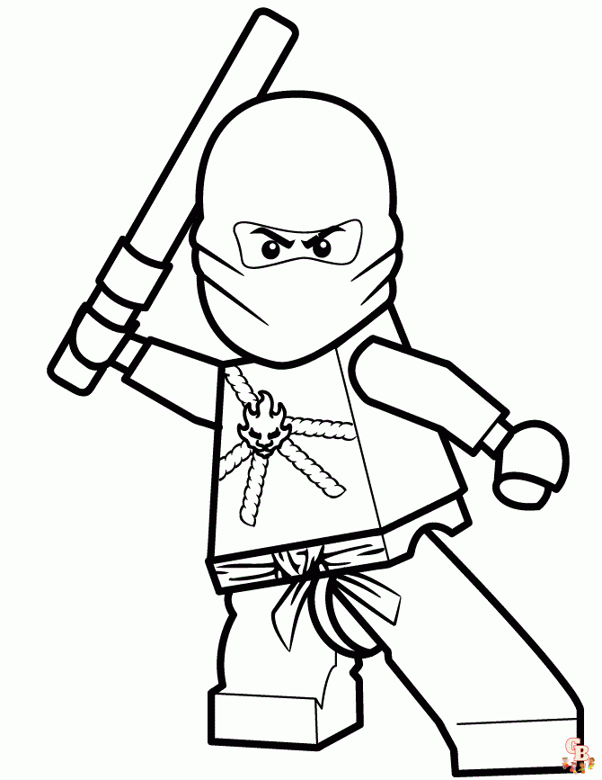 Coloriage ninja