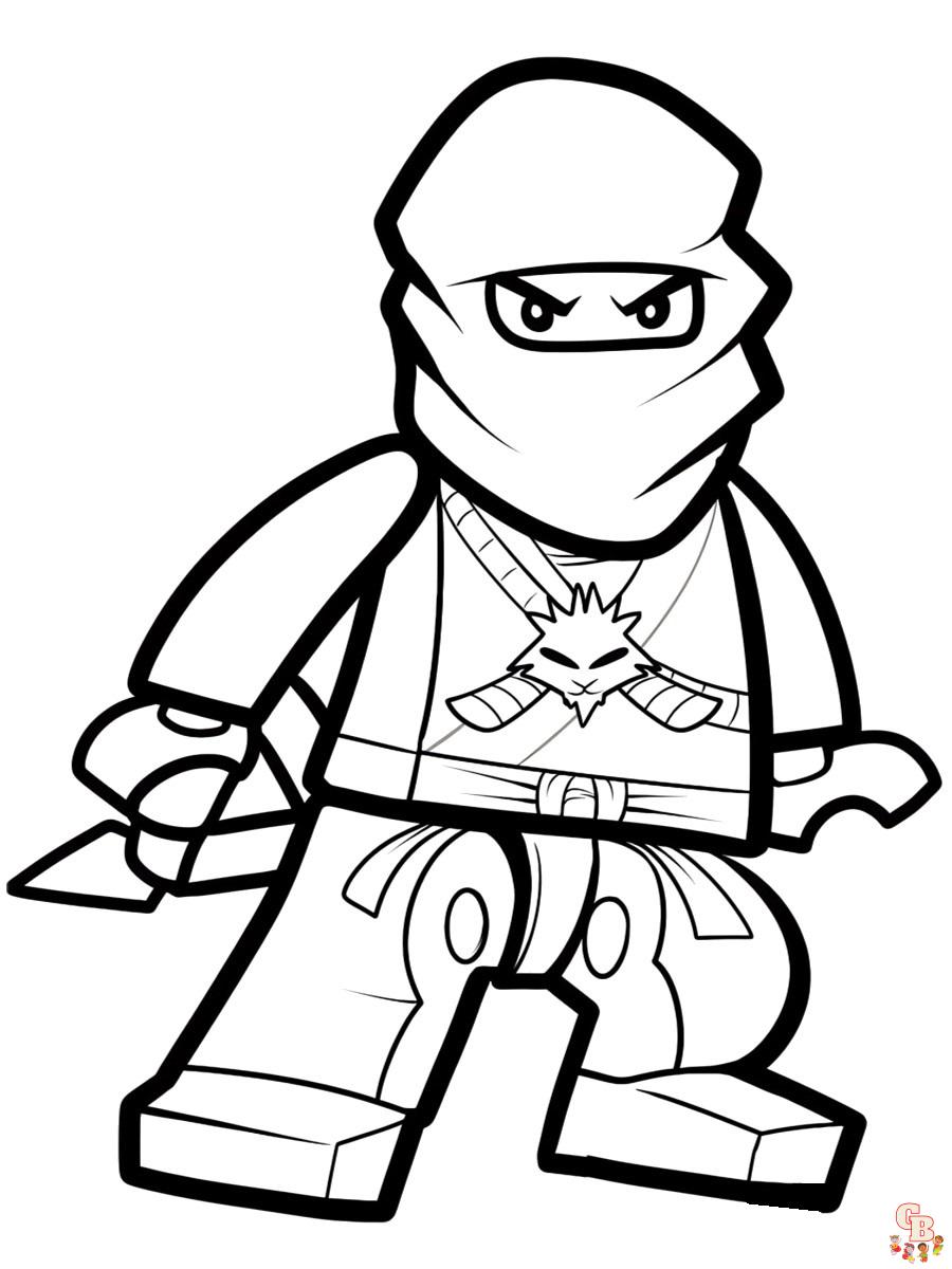 Coloriage ninja