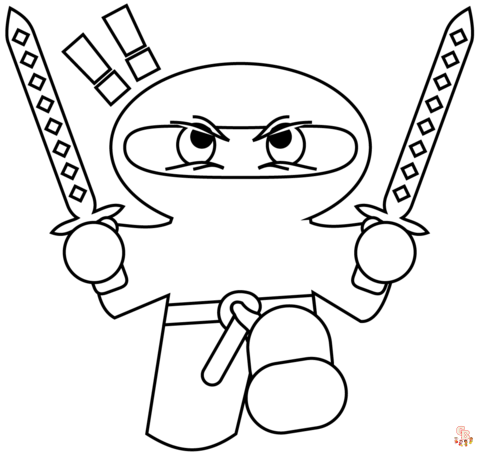 Coloriage ninja