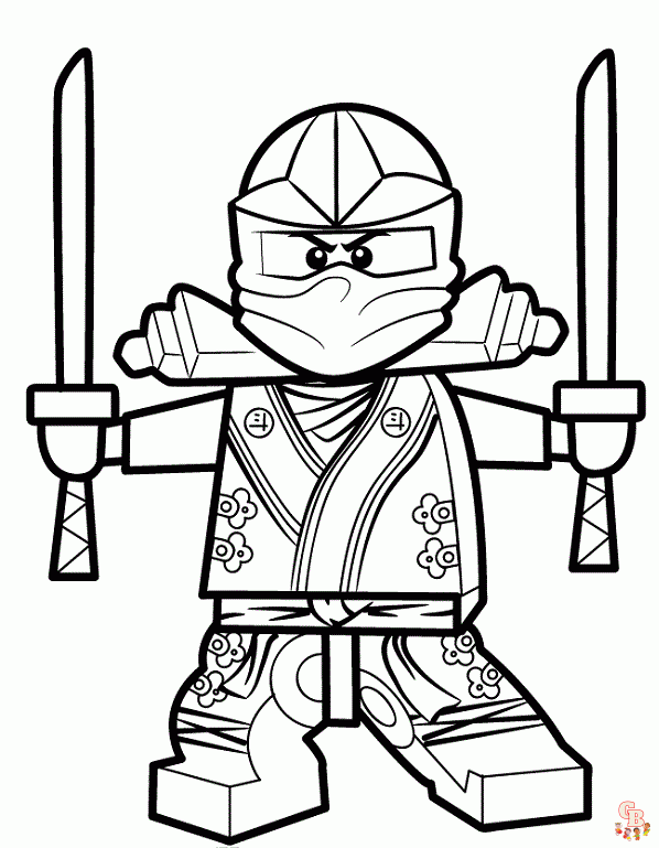 Coloriage ninja