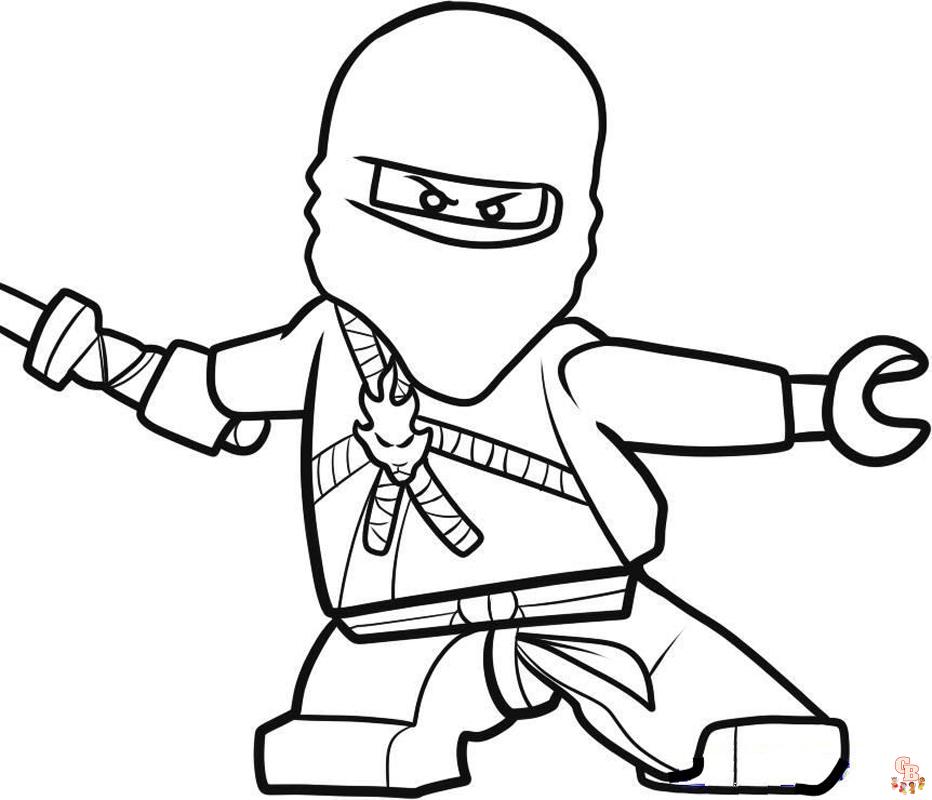 Coloriage ninja