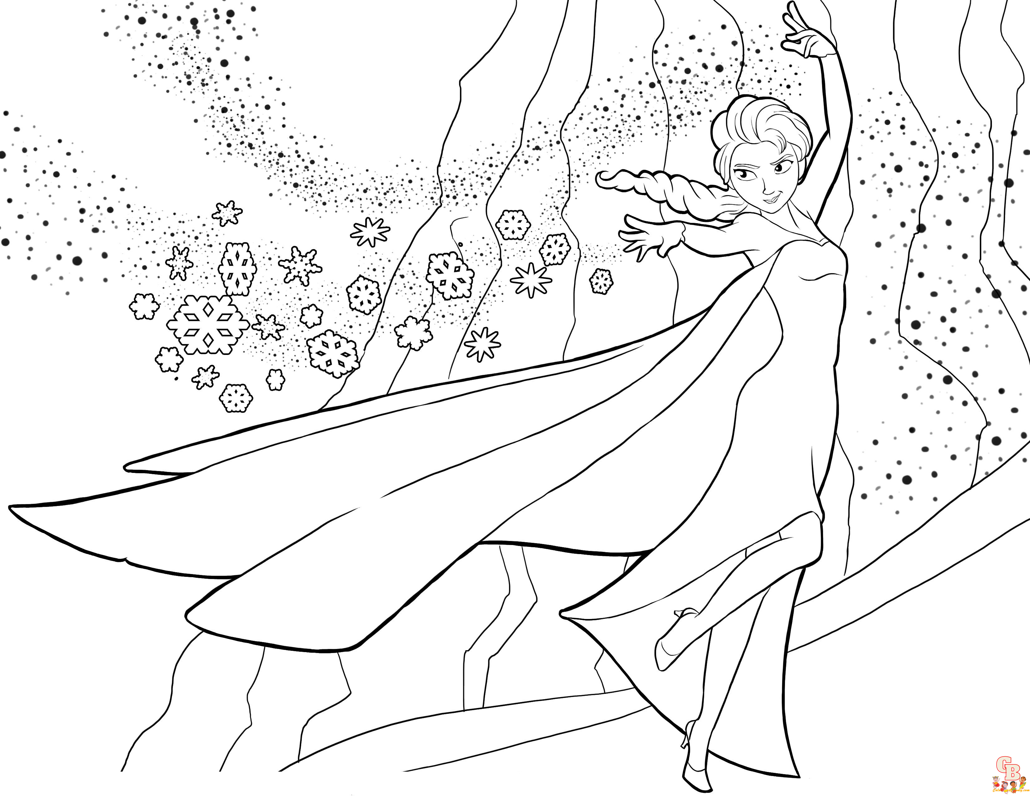 Coloriages Disney La Reine des Neiges