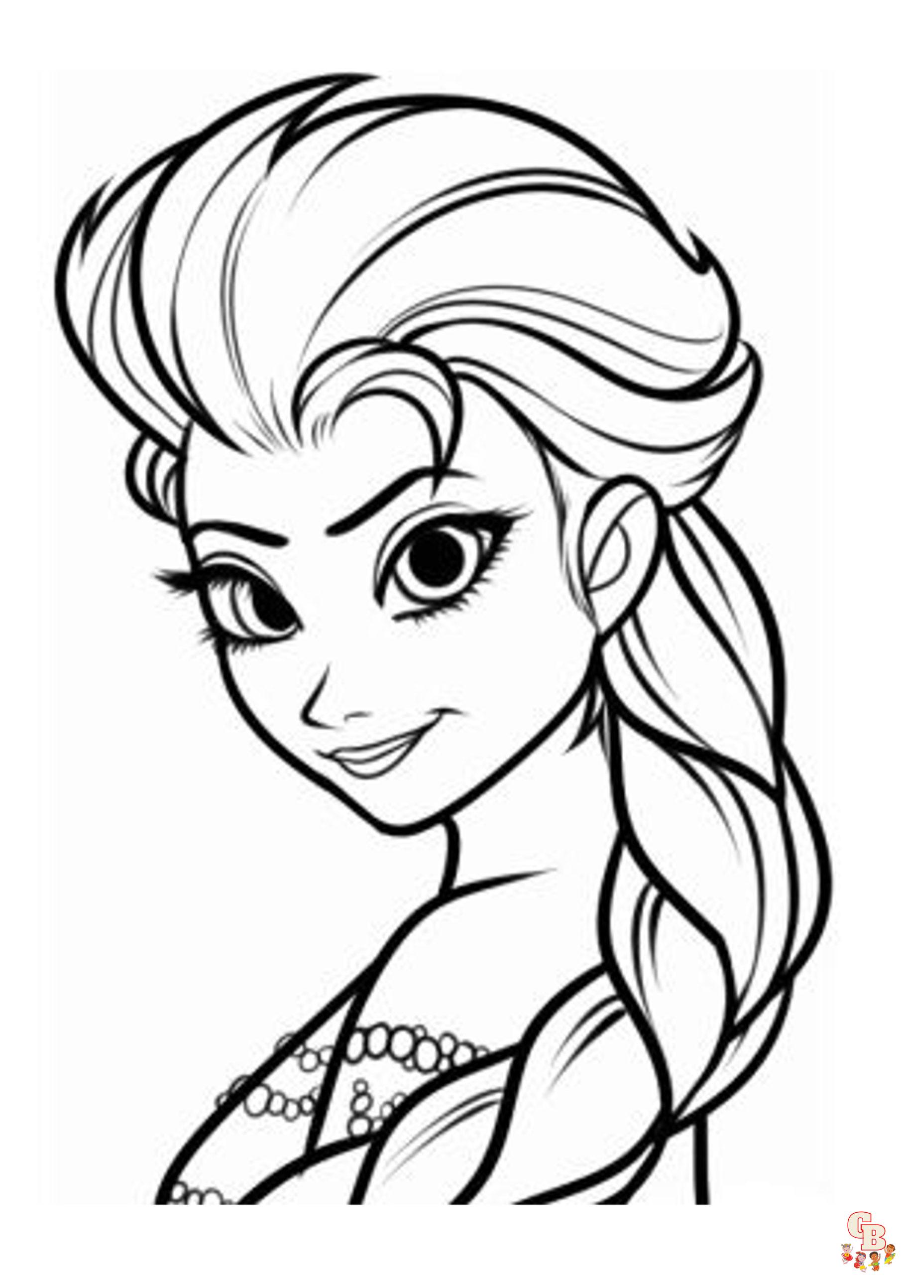 Coloriages Disney La Reine des Neiges